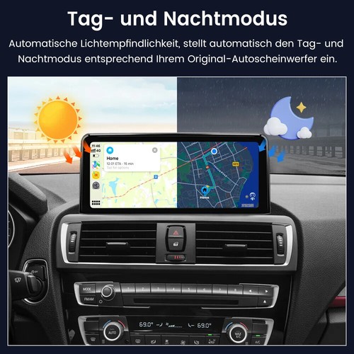 10,25' CarPlay Touchscreen Android Auto Autoradio for BMW 1/2 F20 F21 F22F23 NBT - Bild 12 von 13