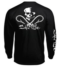 Mens Salt Life Skull & Hooks Long Sleeve Pocket T-Shirt - 2XLT/XLT/Lg Tall - NWT