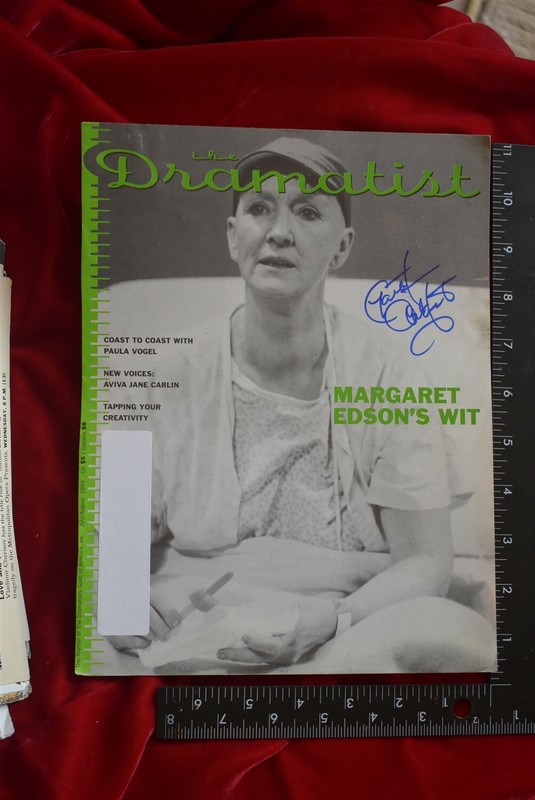MARGARET EDSON Dramatist IN PERSON signed autograph photo Magazine cover