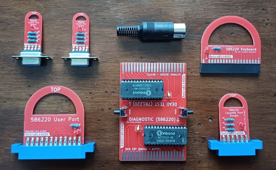 Full C64 Diagnostic Kit and Dead Test (586220 + 781220) with complete ...