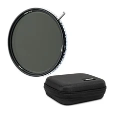 NiSi 82mm True Color NDVARIO Pro Nano Filter Bundle Filter Case
