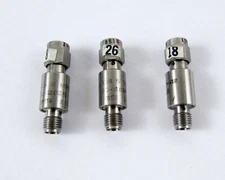 Lot of (3) MA/COM Style M3933 SMA Attenuators 23 DB *Unmarked Ink Has Come Off*