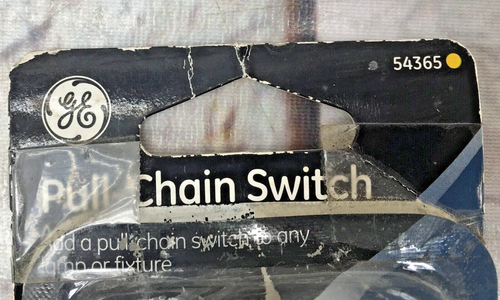 GE Pull Chain Switch Lamp Light Fixture Single 30" Cord - Picture 4 of 7
