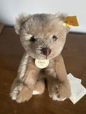STEIFF Standing Bear Rep 1952 Teddy Bear Mohair 8” Ean 034305 ALL Tags NICE!