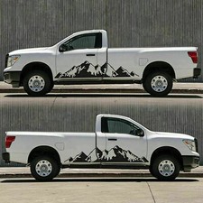 Car Body Snow Mountains Graphics Stickers Decals For Chevy Silverado 1500 2500