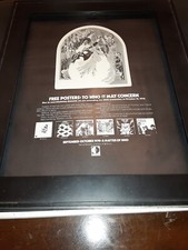 The Who Rare Original 1970 Decca Poster Retail Campaign Promo Poster Ad Framed!