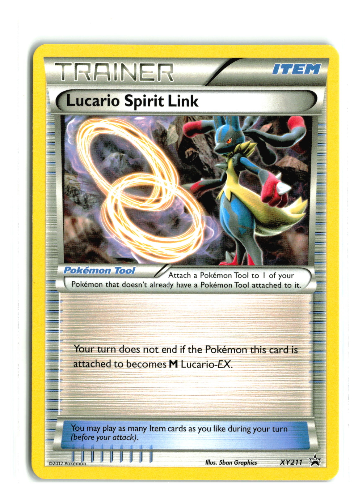 LUCARIO SPIRIT LINK XY211 PROMO POKEMON TCG NM