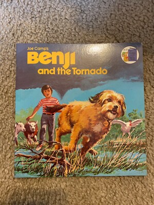 Vintage 1981 Joe Camps Benji and the Tornado children's Golden