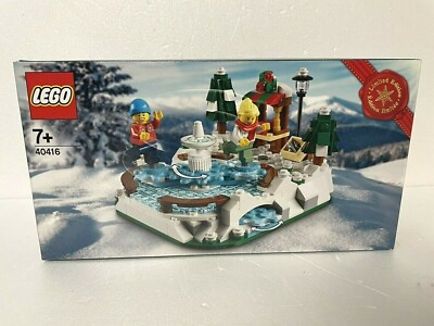LEGO 7+ 40416 Ice Skating Link Parts 304 and 2 x Mini Figures | eBay