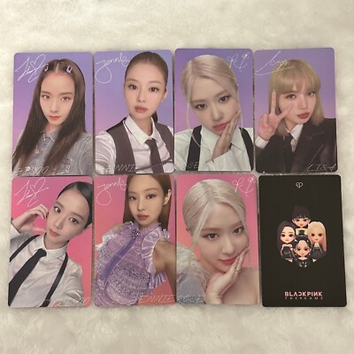 BLACKPINK K-Pop カードコレクション 50 Sets BLACKPINK THE GAME OST THE GIRLS DIGITAL VER. ALBUM GAME COUPON
