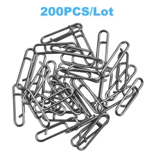 30/55LB Stainless Steel Power Clips Fast Snaps Fishing Clips Quickly Change Snap