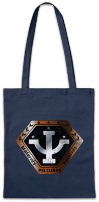 PSI CORPS LOGO Stofftasche Einkaufstasche Space Center TV Series SciFi Babylon 5