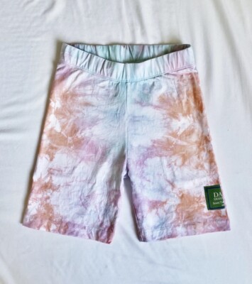 DANZY Tie Dye Collection Shorts Pastel Palette Tie Dye Pink Blogger S NWOT  $85