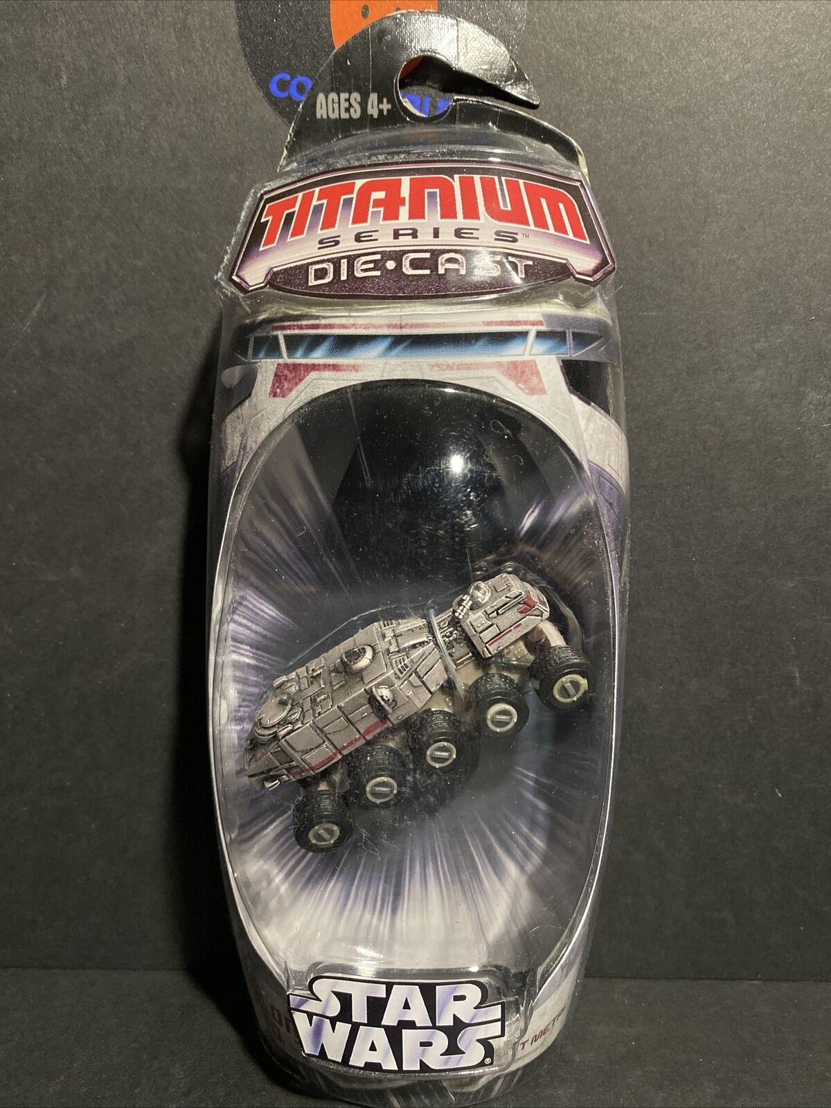 Star Wars Titanium Series (2005) Clone Turbo Tank Die-Cast Toy Vehicle