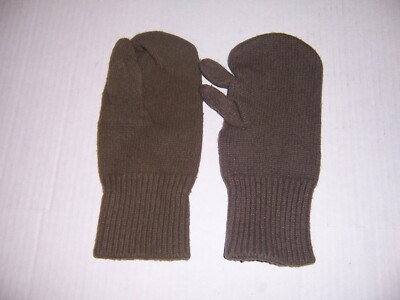 1 PAIR MEDIUM Military Shooters Gloves WOOL INSERTS Cold Weather ...