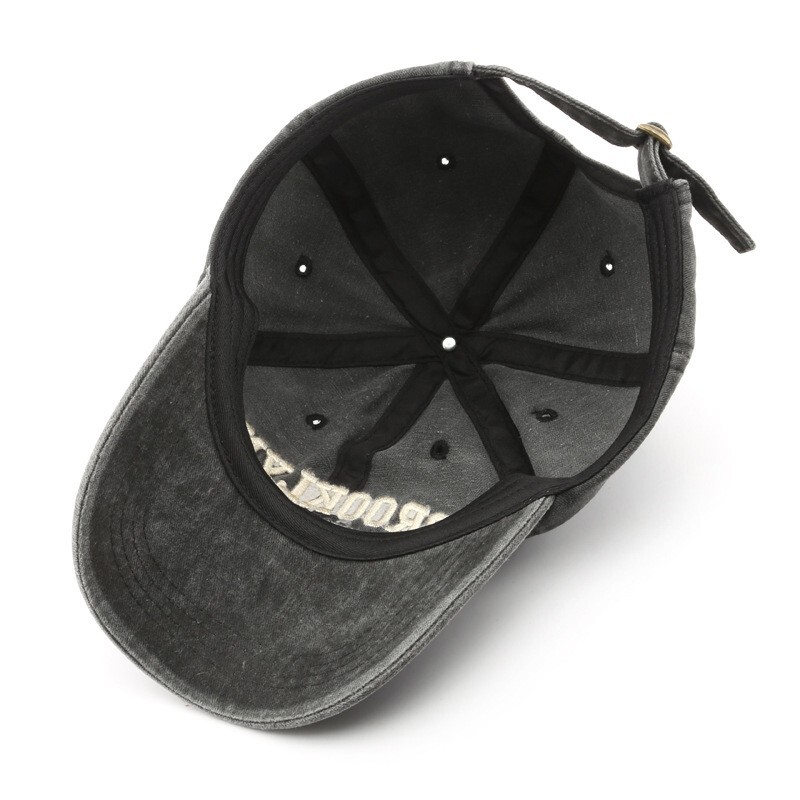 Casquette De Baseball Vintage Brooklyn - Coton Délavé, Brodée, Réglable, Unisexe