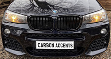 BMW X3 X4 F25 F26 Gloss Black Grill Grille Double Slat 2014-2018