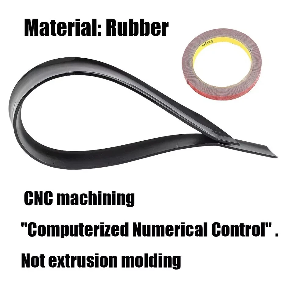 FOR 17-20 LINCOLN CONTINENTAL LOWER KICK DUCKTAIL STYLE REAR WINDOW ROOF SPOILER - Image 2 of 4