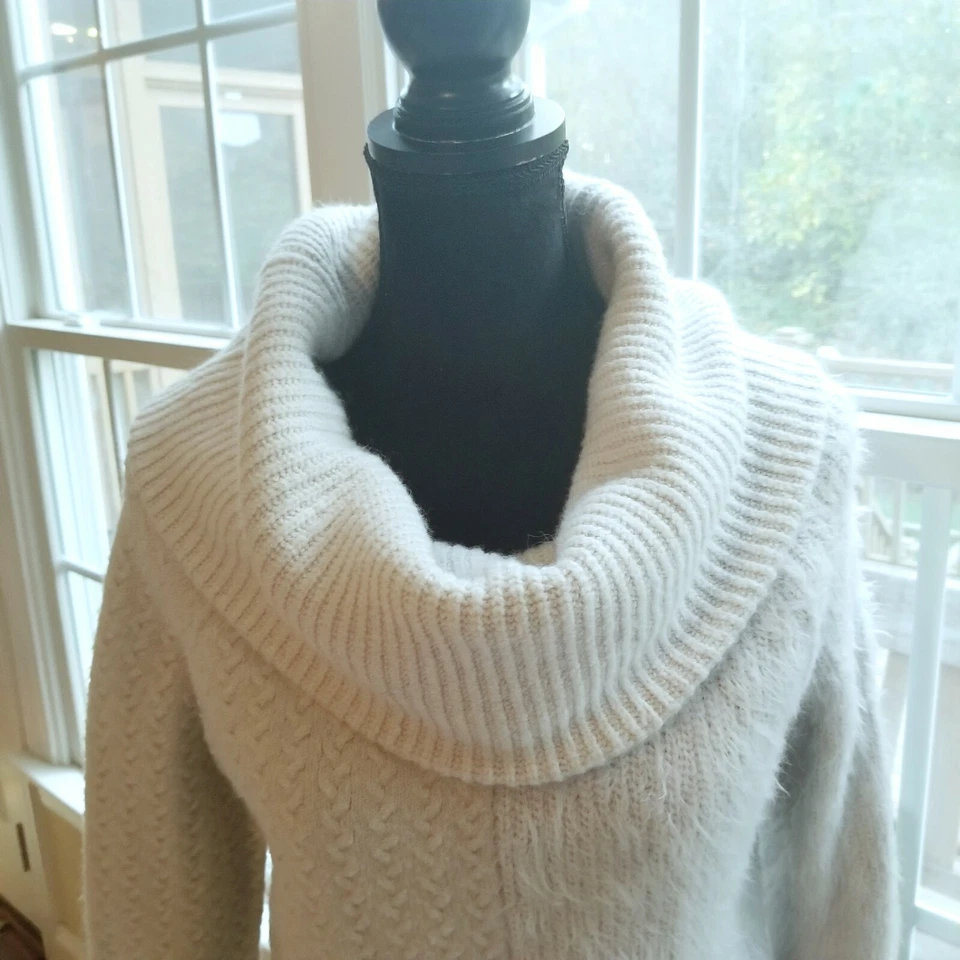 Christian Siriano Wool Blend Cowlneck Sweater Size Medium - Image 2 of 4