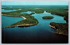 Postcard Lake Bertha Clamshell Lake Minnesota