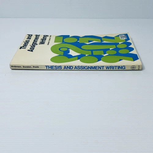 Thesis and Assignment Writing by Anderson Durston and Poole Guidance Paperback - Picture 3 of 18