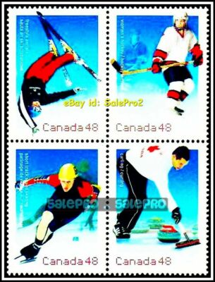 CANADA 2002 CANADIAN WINTER OLYMPICS MINT FV FACE $1.92 MNH STAMP
