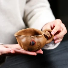 handmade pitcher real yixing zisha duan grit clay fair cup marked creative new