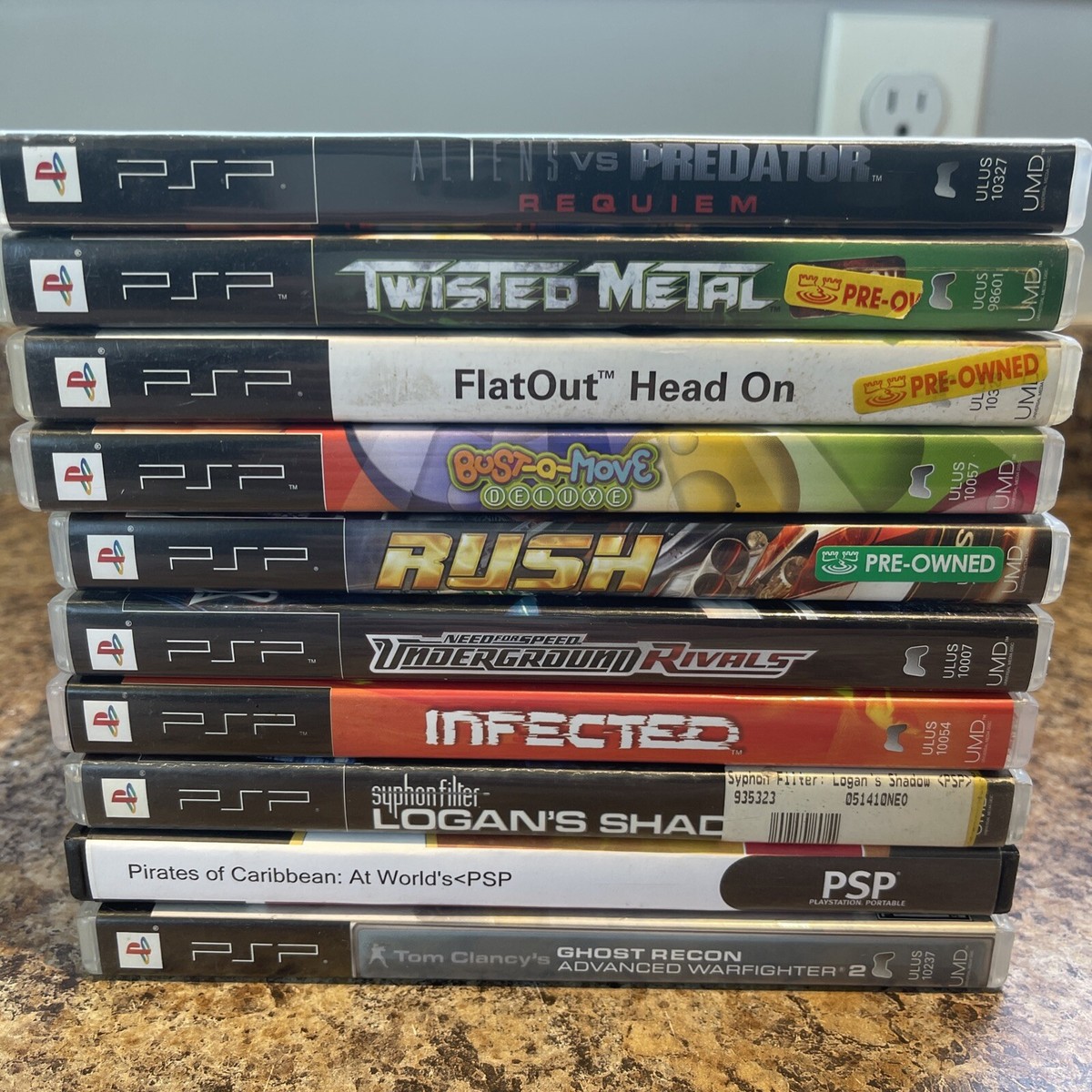 PSP Game Lot 10 Games, Infected, NFS, Rush, Etc. | eBay