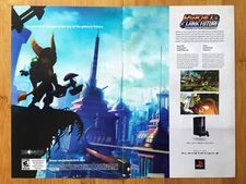 2007 Ratchet & Clank Future PS3 Print Ad/Poster Official Video Game Promo Art