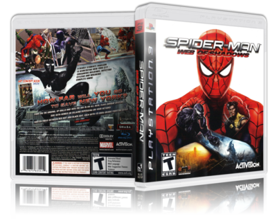 Spider-Man: Web of Shadows Replacement PS3 Cover and NO