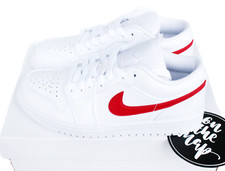 Jordan 1 'University Red Low White W for sale | eBay