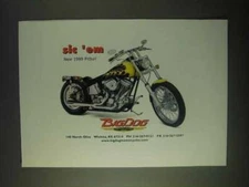 1999 Big Dog Pitbull Motorcycle Ad