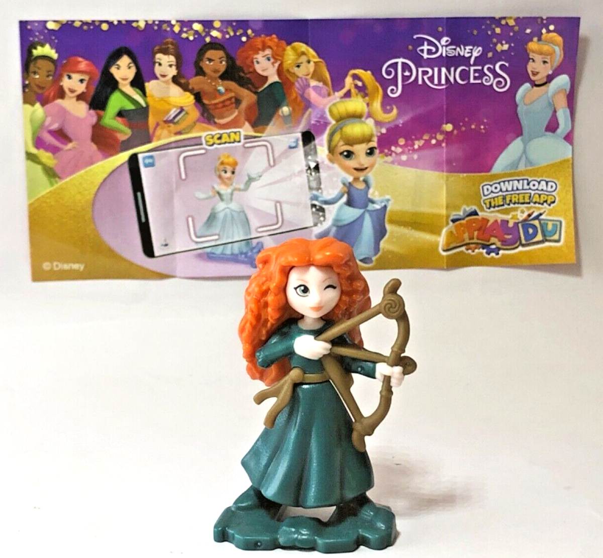 DISNEY PRINCESS Kinder Surprise - MERIDA VD343 + BPZ Paper - 2023