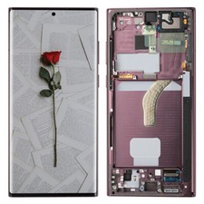 OLED For Samsung Galaxy S22 Ultra SM-S908B/E LCD Display Screen Touch Burgundy