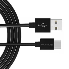 Type-C 6ft USB-C Cable Charger Cord Power Wire USB Long Fast for Cell Phones