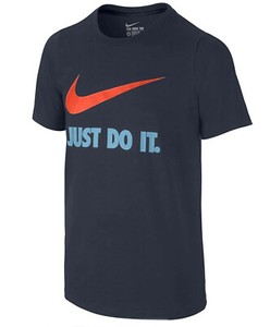 nike just do it t shirt blue