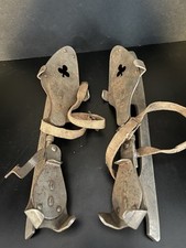 Antique Clamp On Ice Skates Size 10 Union Hardware Torrington Connecticut USA