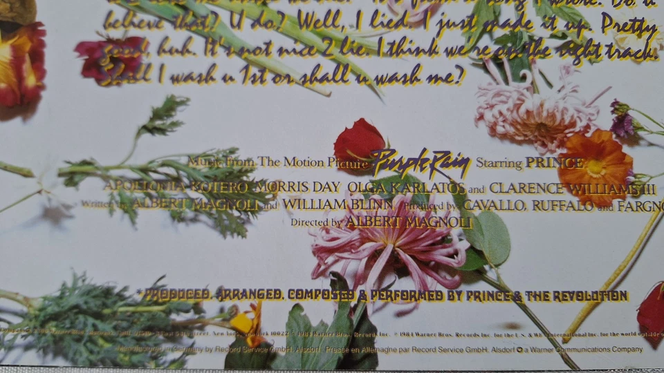 Purple Rain Prince and the Revolution 1984 LP  Vinyl Schallplatte WB Records - Bild 4 von 4