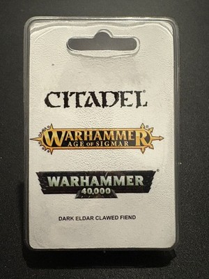 Warhammer Dark Eldar Clawed Fiend Sealed Finecast Rare NOS OOP