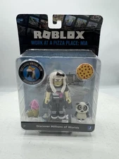 New ROBLOX Work At a Pizza Place: Mia Action Figure Toy + Virtual Item Code