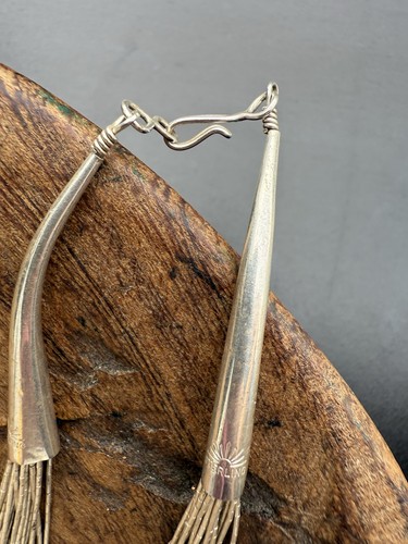 Collana vintage Navajo argento liquido sud-ovest - Foto 7 di 19