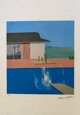 David Hockney "The Splash" Limited Edition O/S Lithograph