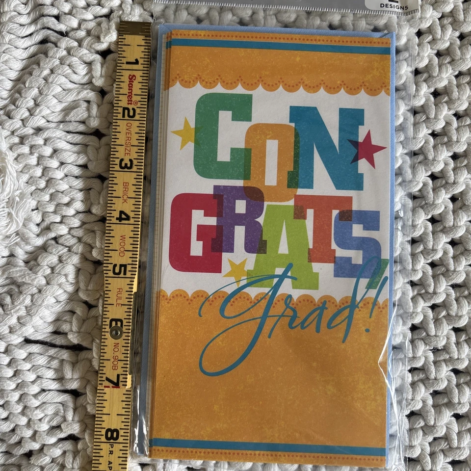 Hallmark Graduation Cards With Envelopes Set Of 6 Two Designs - Image 4 of 4