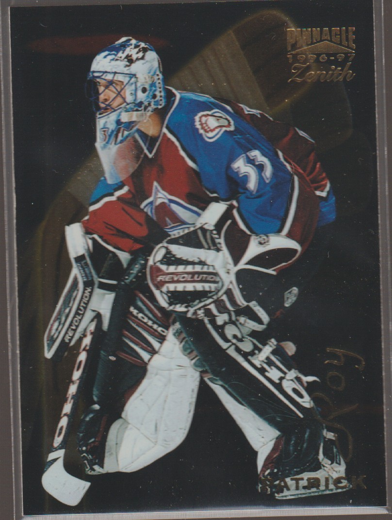 1996-97 Pinnacle Zenith Hockey Avalanche Patrick Roy Card #35