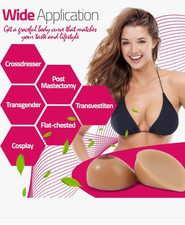 Silicone Breast Form Fake BOOB - 4 Pack/Size Vary PLease read description