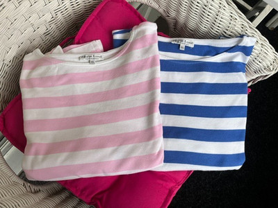 2 STÜCK HOCHWERTIGE T-SHIRTS MARIE LUND COPENHAGEN GR. XL 3/4 ARM WIE NEU !