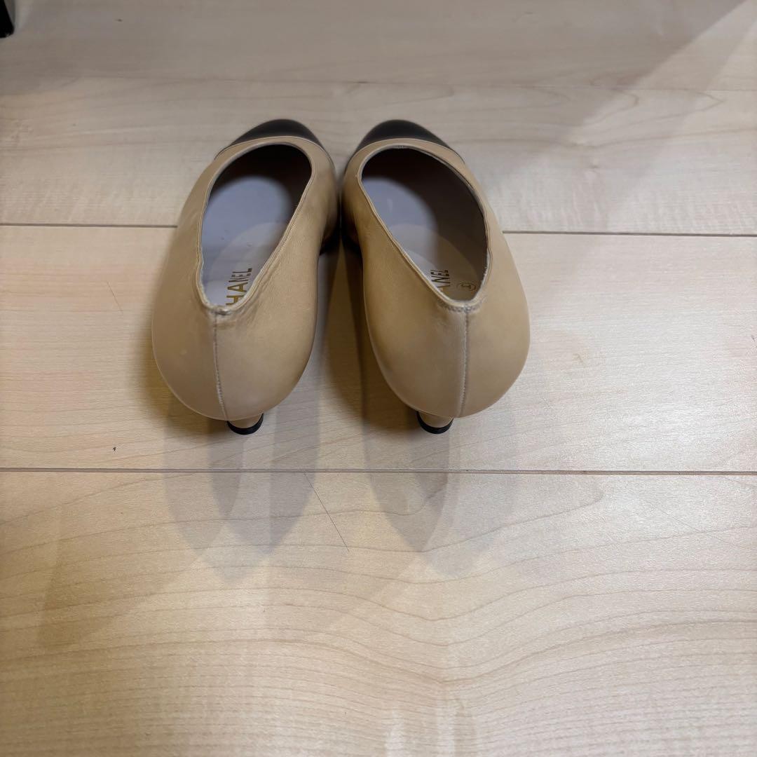 Chanel Pumps Shoes Coco Mark Pointed Toe Bicolor Size 35.5 US About5.5 For Women thumbnail 20