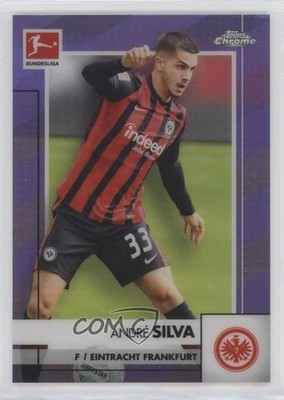 2020-21 Topps Chrome Bundesliga Purple Refractor 9/299 Andre Silva #36 0s2t