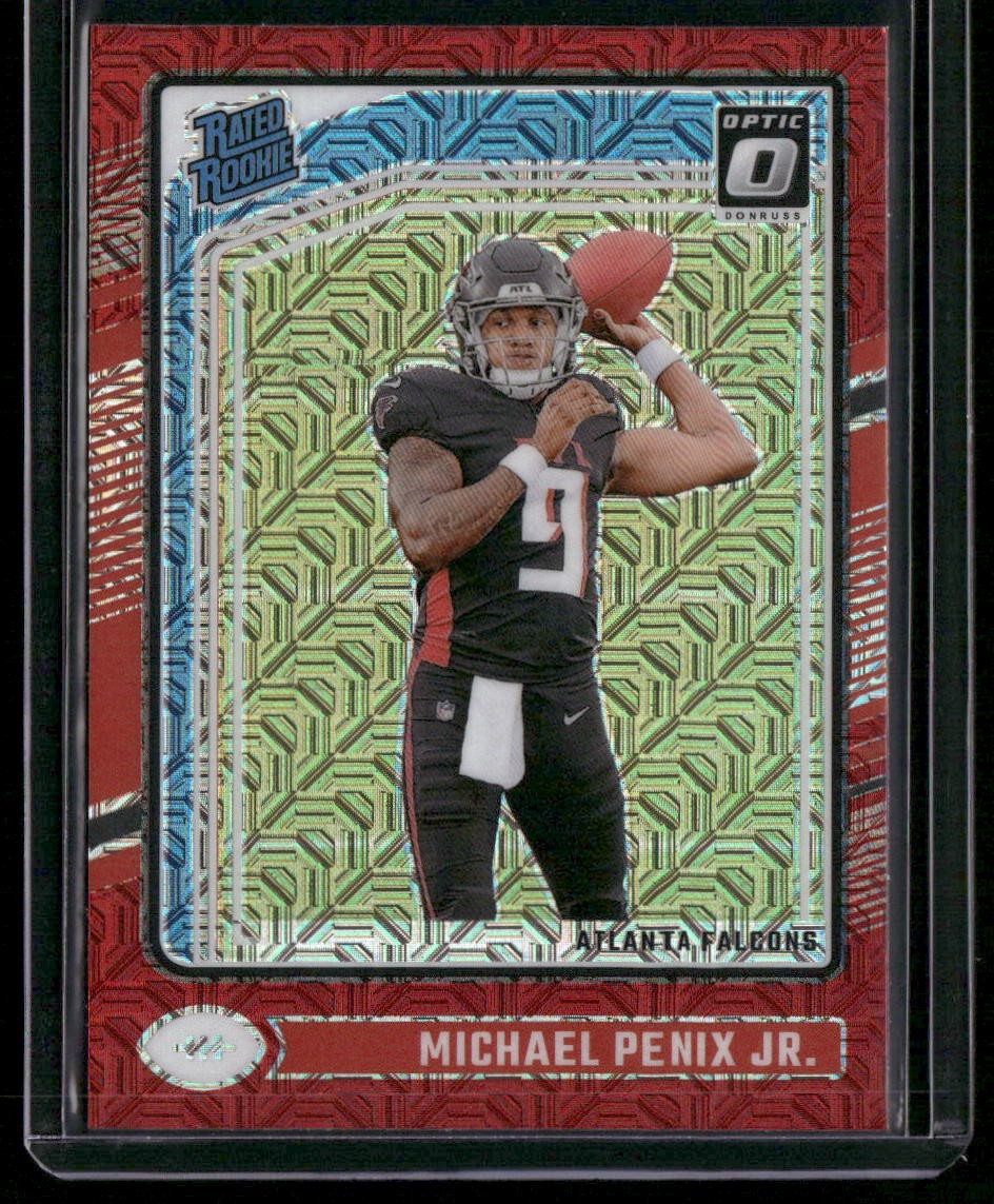 2024 Donruss Optic #279 Michael Penix Jr. Red Mojo