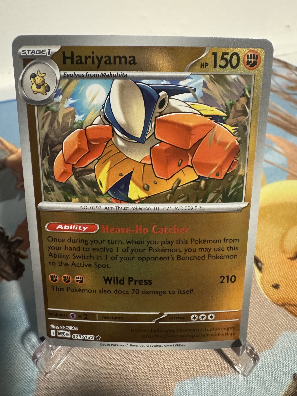 Pokémon TCG - Hariyama 73/132 Reverse Holofoil - Mega Evolution Base Set